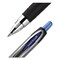 Uni-Ball 207 Plus+ Gel Pen, Retractable, Medium 0.7 mm, Blue Ink, Black Barrel, Dozen